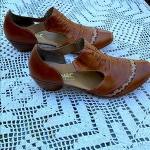 Rieker Anti-stress closed-toe sandals.